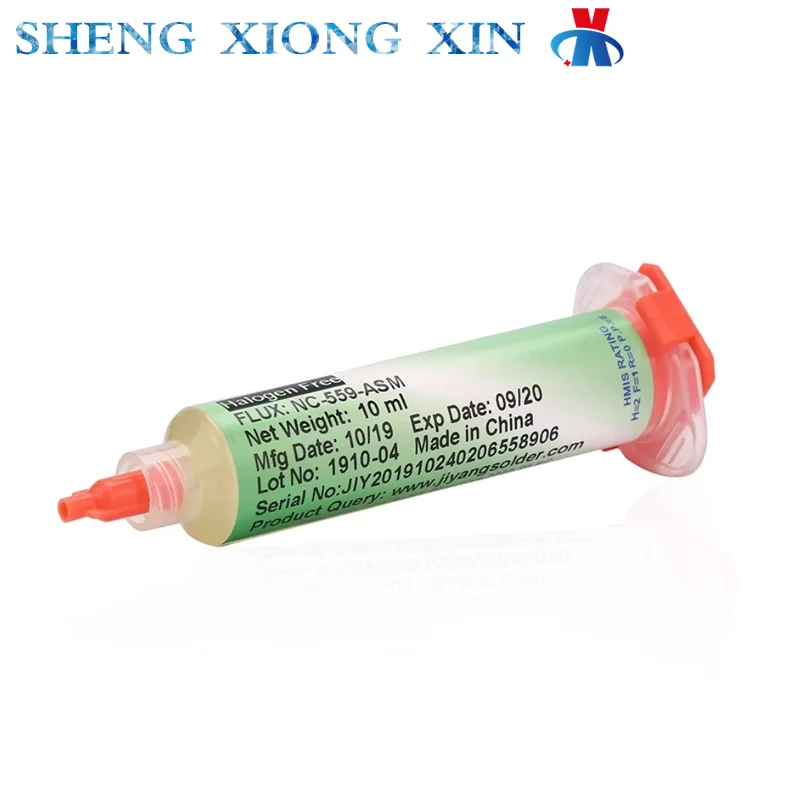 

1pcs 10cc NC-559-ASM Solder Paste Syringe Liquid Flux for Cell Phone BGA PCB Repair Stencil Welding Soldering Tool