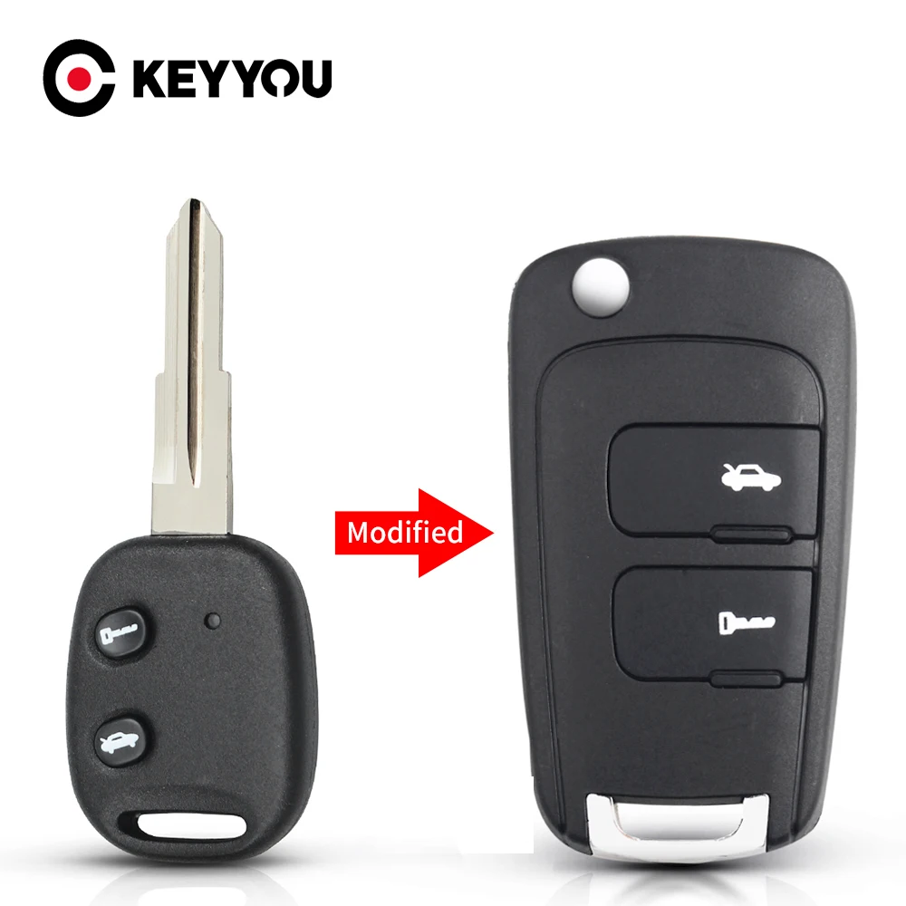 Custodia Portachiavi Auto Con 2 Pulsanti, Sostitutiva Per Telecomando SWIFT GRAND Vitara ALTO, Solo Guscio - 2