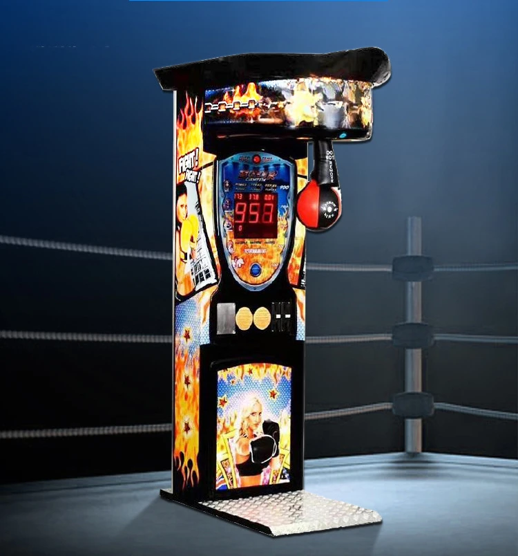 ボクシングマシーン アーケードボクサーパンチングバッグキックスポーツストリート