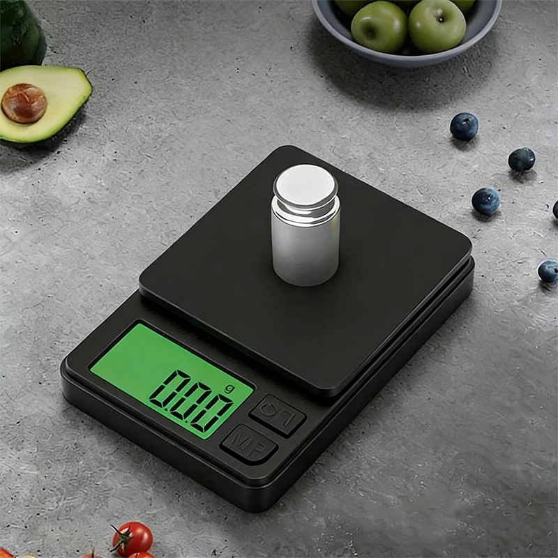 식품 저울, 200/500g/1000g 주방 저울, 베이킹, 요리, 커피, 포장, 우편물용 그램 및 온스 계량 가능