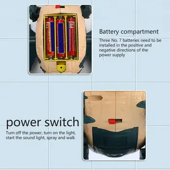 Electric Walking Spray Dinosaur Robot With LED Light & Realistic Sound Mechanical Dinosaurs Model Toy For Kids Birthday Gifts 2