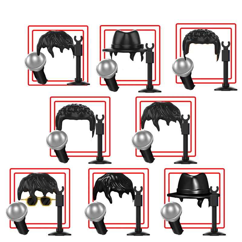 TP1062 핫토이즈 유명 가수 캐릭터 미니 조립 블록 피규어 어린이용 장난감 ..