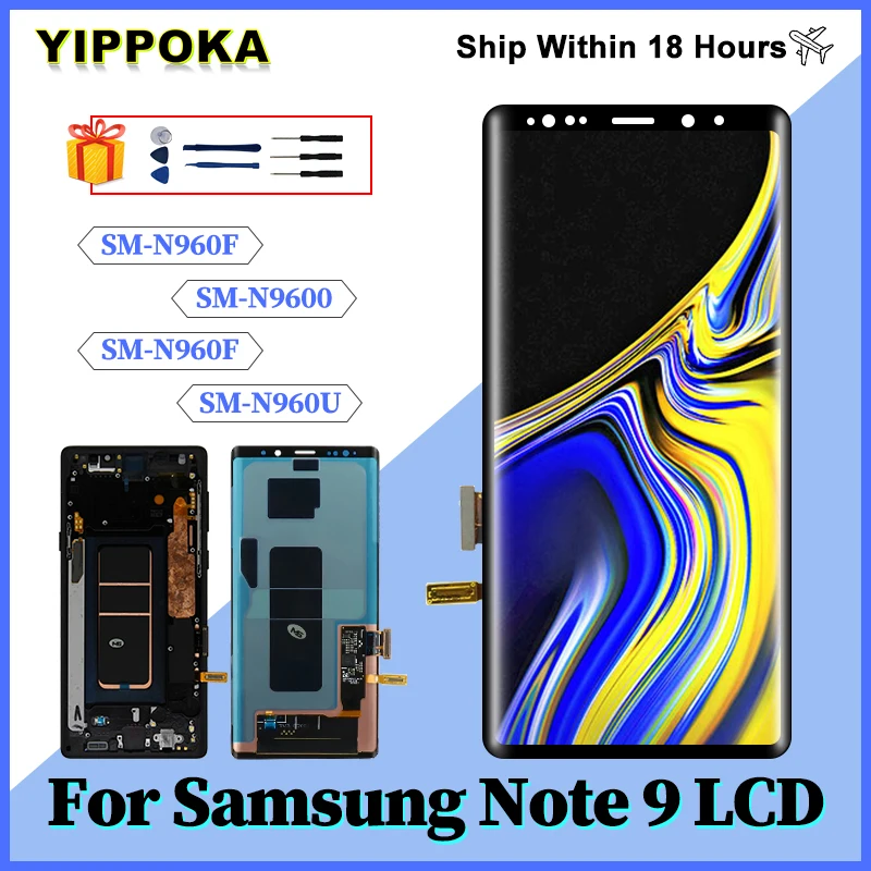 Super AMOLED For Samsung Galaxy Note 9 LCD Display N960D N960F N960U ...
