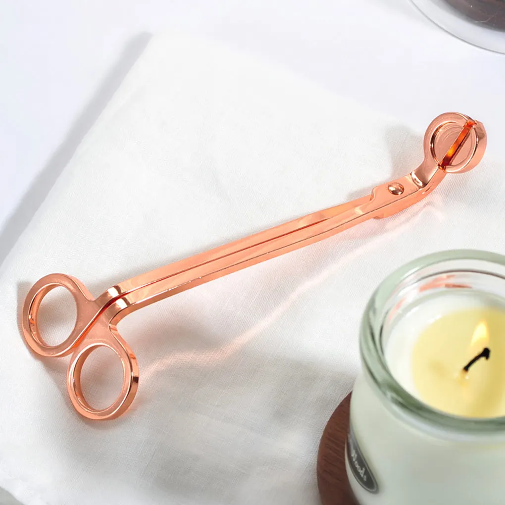 4 Pieces Set Candle Wick Trimmer Tray Dish Candles Core Hook Snuffer