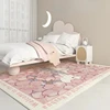 Cute Pink Decorate Living Room Carpet Large Area Home Cartoon Printed Coffee Tables Plush Mat Bedroom Fluffy Rug Ковер Tapis 러그 4