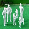 WJDG model 1/100 model miniature white figures Architectural model human scale HO model ABS plastic peoples 3