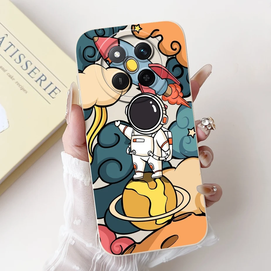 Cute Astronaut Cartoon Soft TPU Phone Case - Bumper Protection Cover