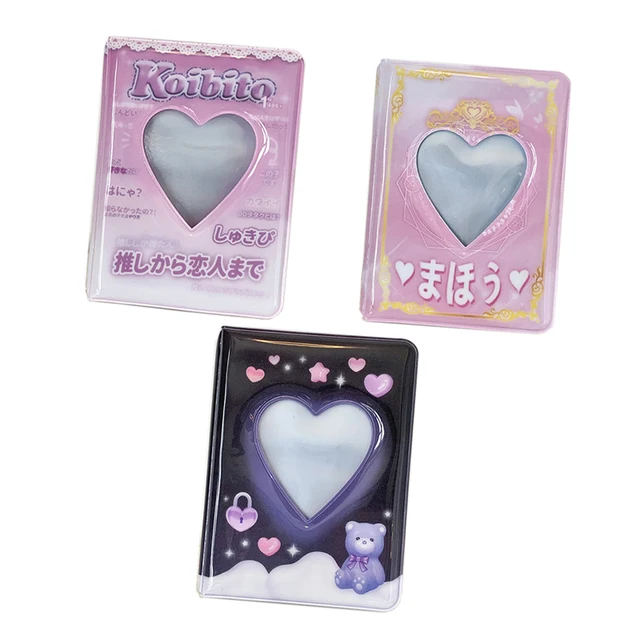 Ins 3 Hüvelykes Rajzfilmes Fotokard Tartó 40 Zsebek Fotóalbum Kpop Idol Kártyák Gyűjtése Könyv Mini Instax Fotó Album - Image 2