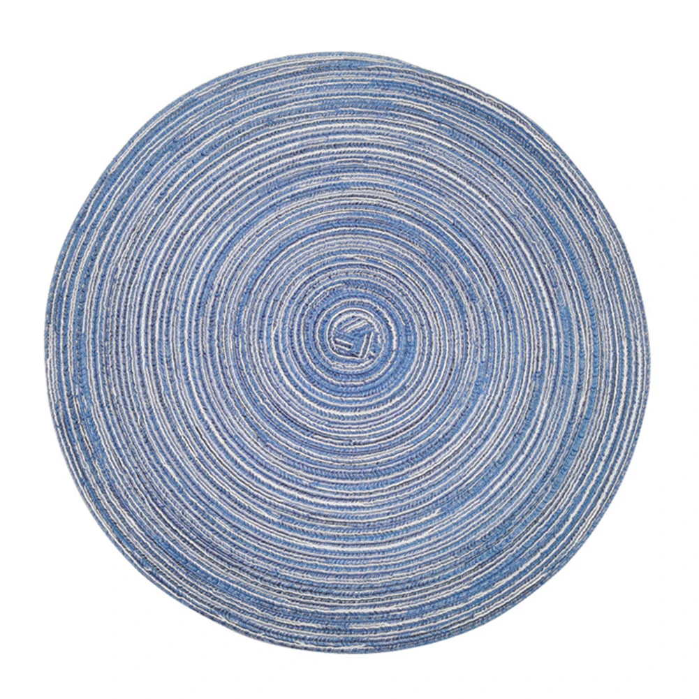 

12Pcs Round Table Mat Woven Placemats Anti Slip Dining Table Mats Non-Slip Tableware Bowl Pads Kitchen Drink Cup Coasters
