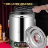 Commercial Water Warm Bucket Stainless Steel Soup Heating Machine Automatic Electric Soup Heating Pentole Da Cucina. 6