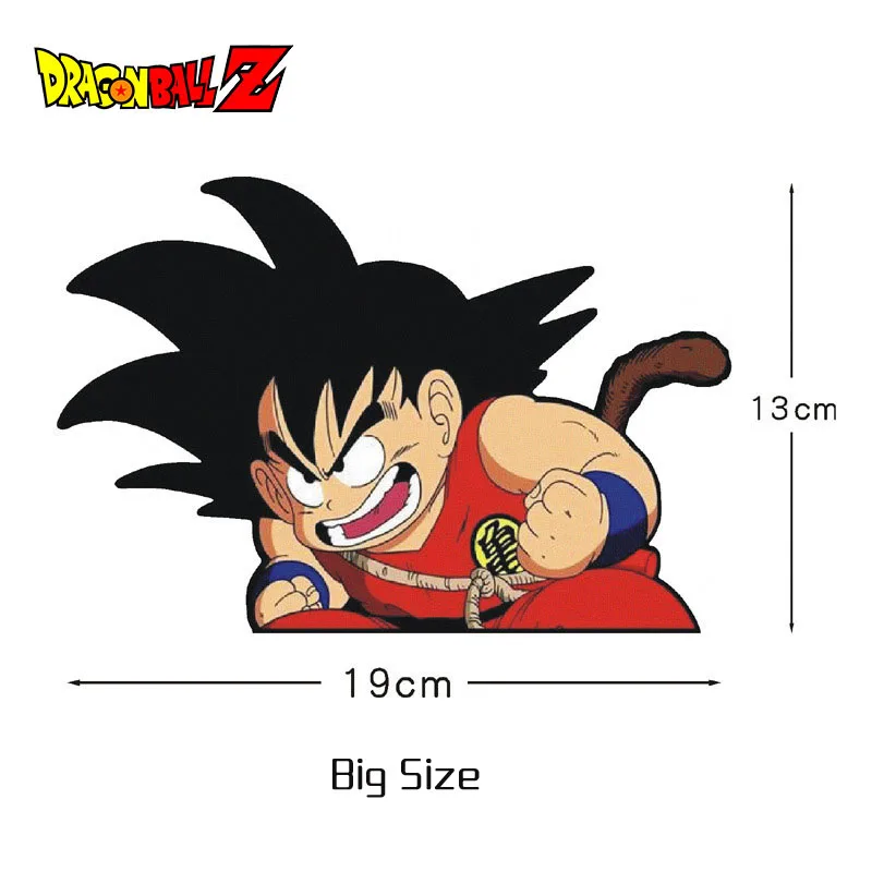 Chibi Goku Dragon Ball Z Cartoon Car Bumper Sticker Decal- 3'' or 5