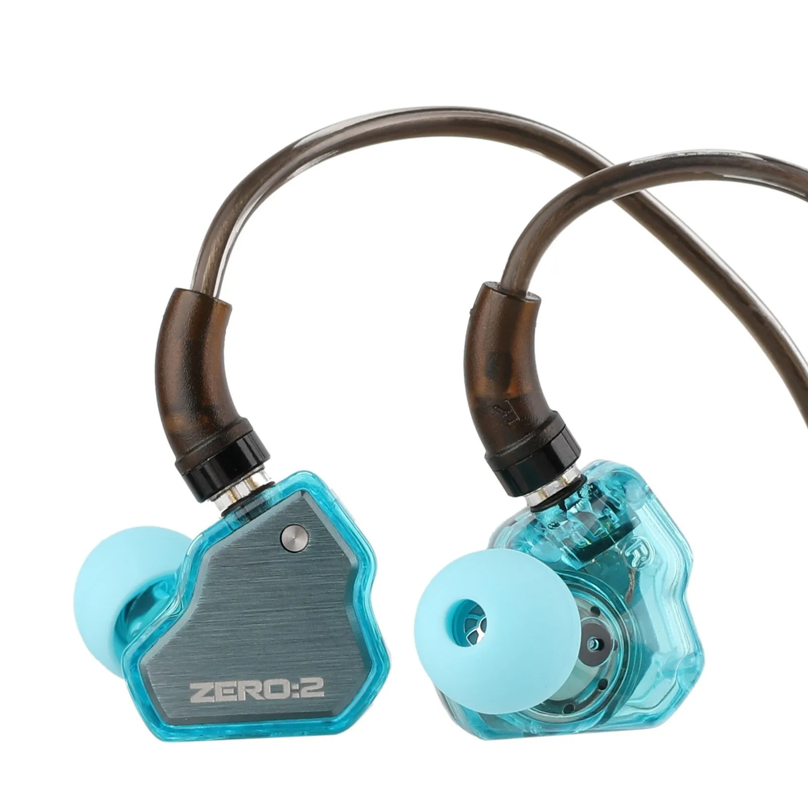 7Hz x Crinacle Zero :2 zaktualizowany sterownik dynamiczny 10mm IEM przewodowe słuchawki douszne słuchawki douszne do gier z kablem do muzyka