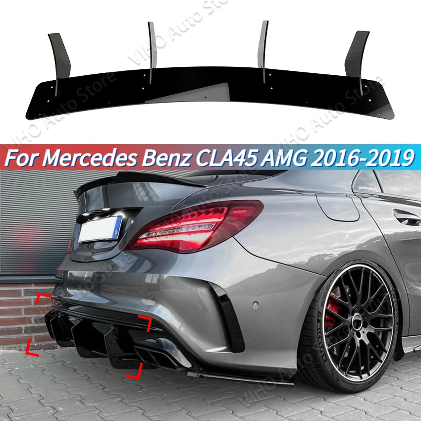 Auto Heck Stoßstangen Splitter Lippe Diffusor Für Mercedes