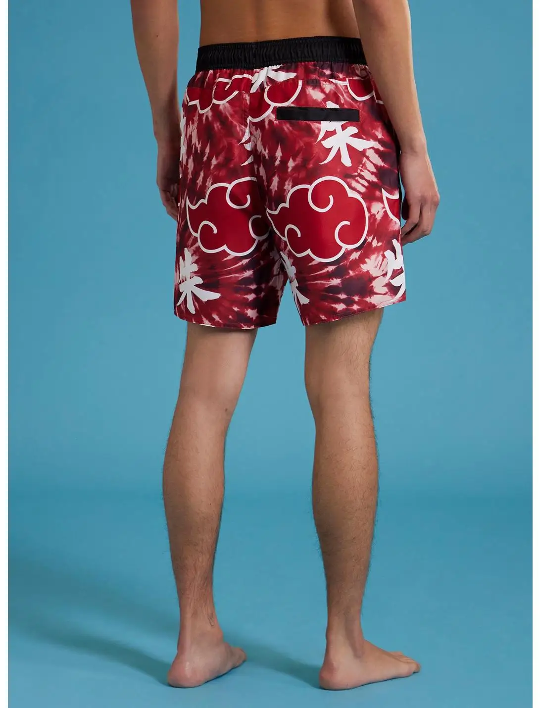 24/25 New limited edition Harajuku Shorts Quick Drying beach shorts Naruto Shippuden Akatsuki Cloud Tie-Dye Swim Trunks 3