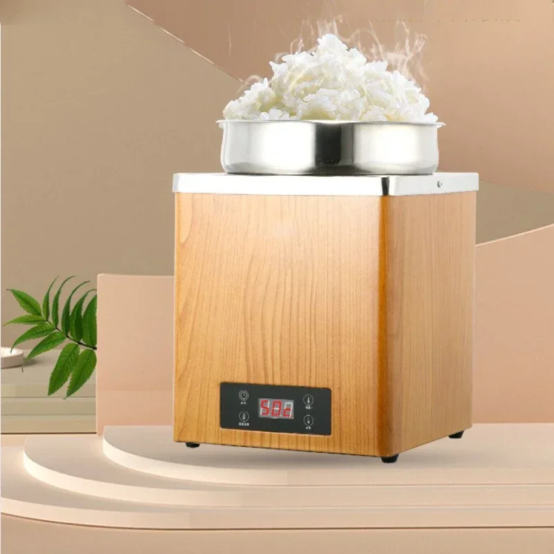 우유 워머 진주 냄비, 7L 진주 타피오카 밀가루 단열 냄비, 220V, 600W 전자 수프 냄비