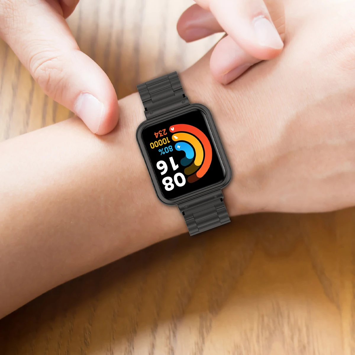 Stainless Steel Metal Strap with Protective Cover