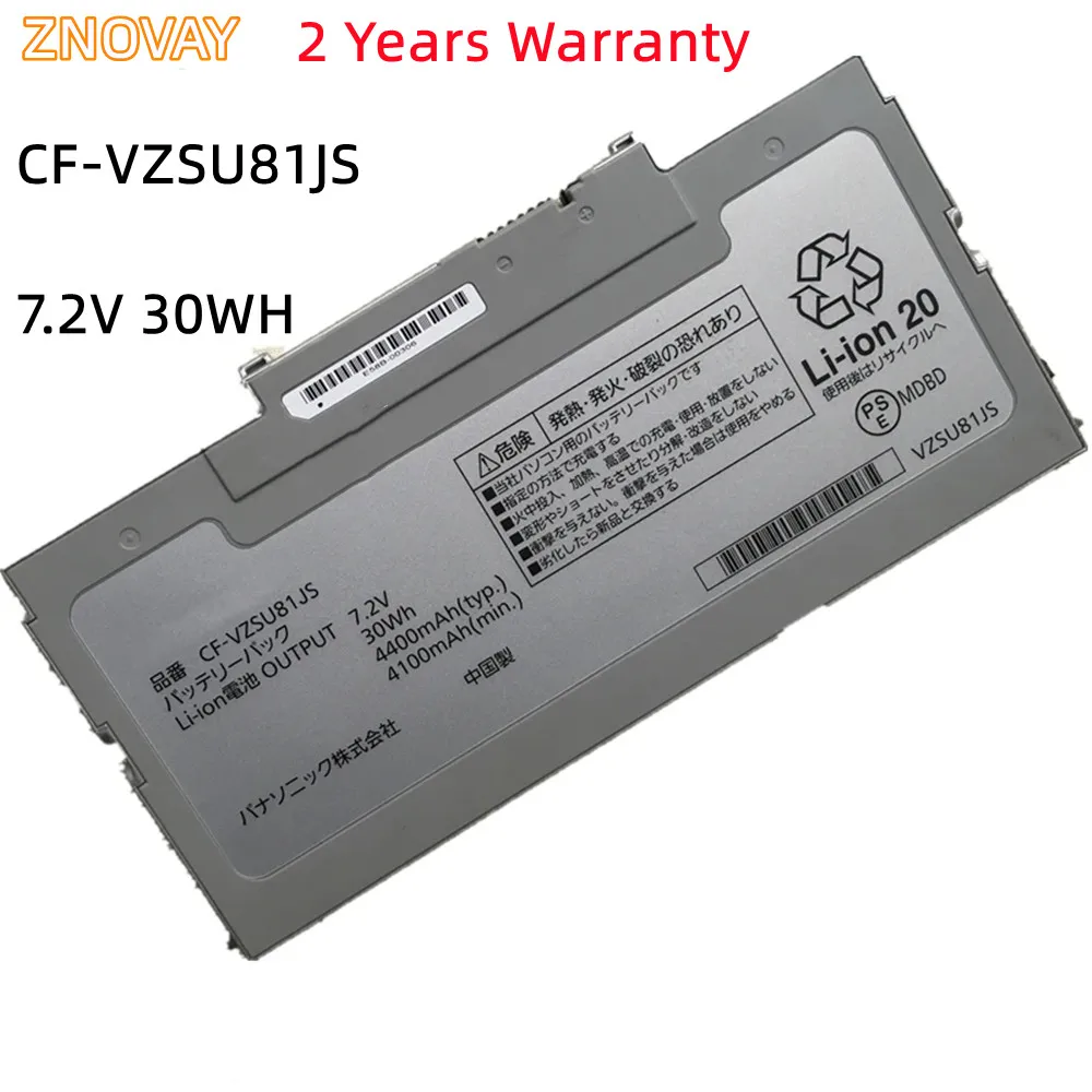 

ZNOVAY CF-VZSU81JS CF-VZSU81 CF-VZSU81EA CF-VZSU85 CF-VZSU85JS 7.2V 30WH Laptop Battery For Panasonic CF-AX3 CF-AX2