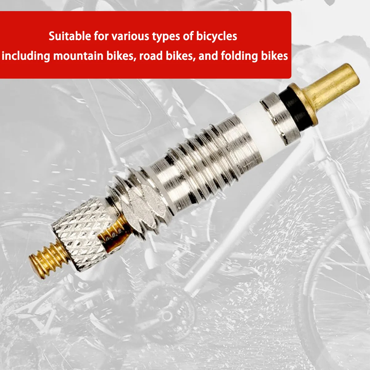 Bicycle Valve Core Remover Repair Tools Presta Valve Core Kit Bike Supplies Bike Tire Tools Valve Core Removal Tool Mountain Road Kit