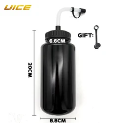 High - Performance BPA - Free Sports Water Bottle for Active Lifestyles (1000ML - Black)