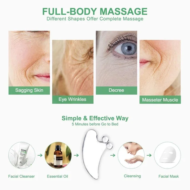 Transparent Facial Massage Spatula