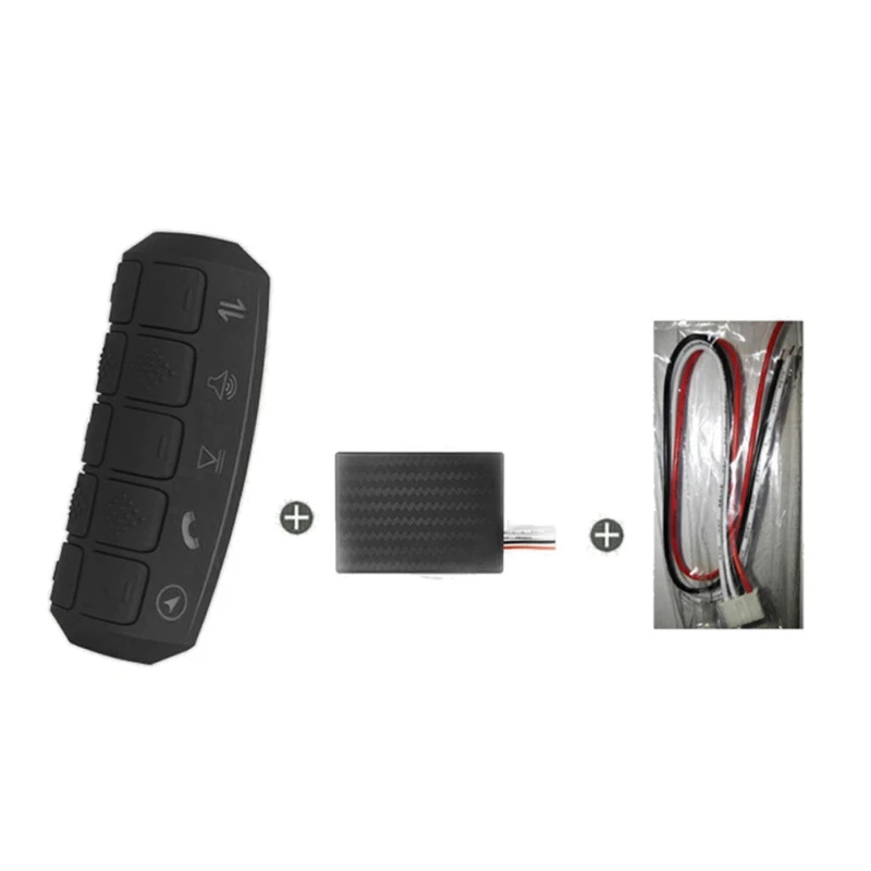 

Wireless Car Steering Wheel Control Button Controller 10 Button For Car Radio GPS Navigation Music Remote Control Button