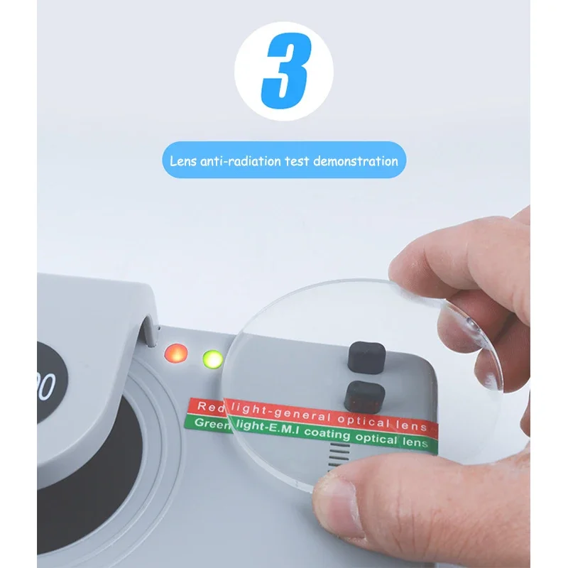 UV Protection Test UV400 Tester Measurer Lens Radiation Resistance Test Lens Photochromic Test Multifunctional Glasses Equipment 6