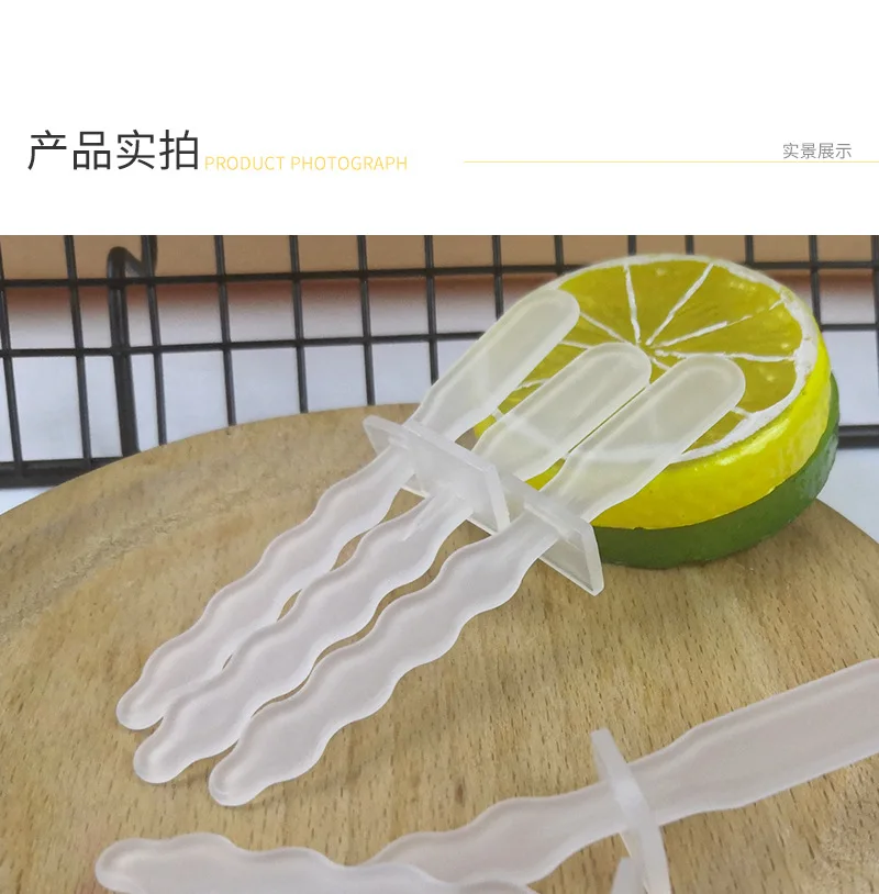 Description Picture 5 of item20/50pcs Reusable Ice Cream Sticks Silicone Popsicle Sticks DIY Crafts Creamsicle Cakesicle Cake Candy Pop Sticks Ice Lollies