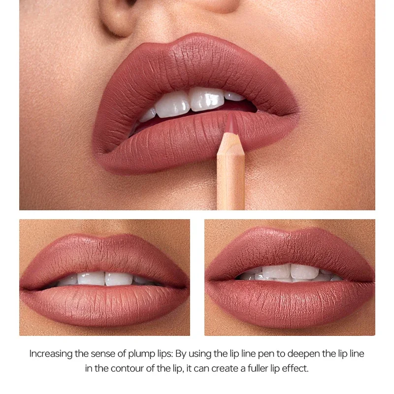 12 Colors/box Matte Lip Liner Pencil Set Waterproof Long Lasting Nude Red Lip Contour Pencil Sexy Rose Pink Lipstick Tint Makeup lip liner lip liner pencil lipliner pencil lip stain lip liner set lip makeup set