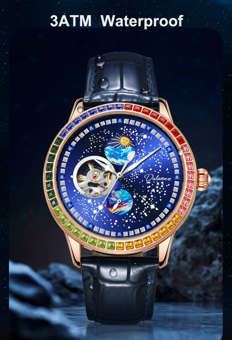 Orologio da polso meccanico automatico di alta qualità, casual, impermeabile, militare, luminoso, con fasi lunari, in acciaio inossidabile, da uomo_voghion.com