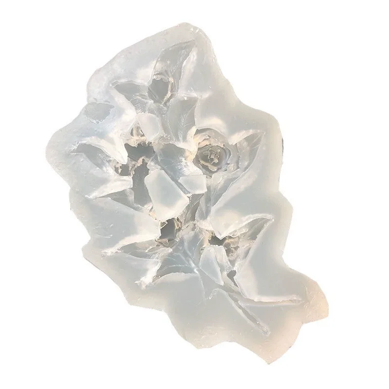 1Pcs Rose Bouquet Silicone Mold DIY Handmade Crystal Drip Glue Aromatherapy Gypsum Decoration Mold Kitchen Baking Chocolate Mold