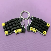 Silakka54 Split Keyboard Wired Single-mode Ergonomic QMK Split Hot Swap Support VIAL Left and Right Hand Mechanical Keyboards