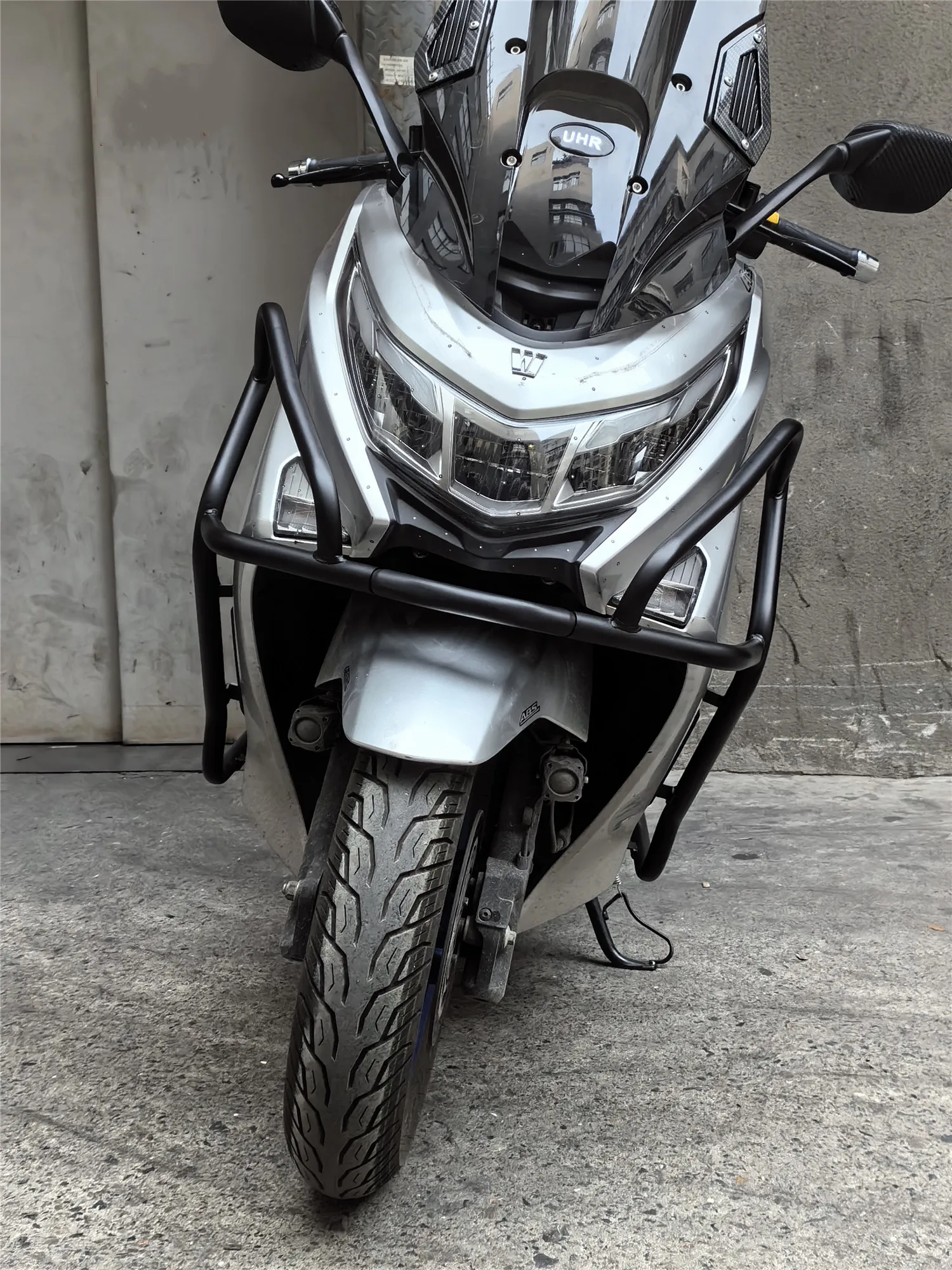 

Modified Motorcycle For DNA Motors uhr125 Crash Bumper Bar Front Left Right Engine Guard Frame Bumpers for HAOJUE UHR125