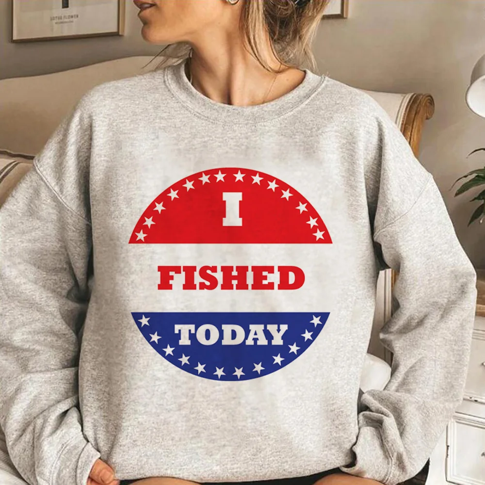 

All for Fishing in Summer hoodies women japanese long sleeve top anime graphic Pullover Hood female Winter Pullover