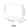 PVC Travel Storage Bag Cosmetic Bags Waterproof Transparent Cases Large Capacity Plastic Zipper Wash Bag Portable Make Up Pounch 6