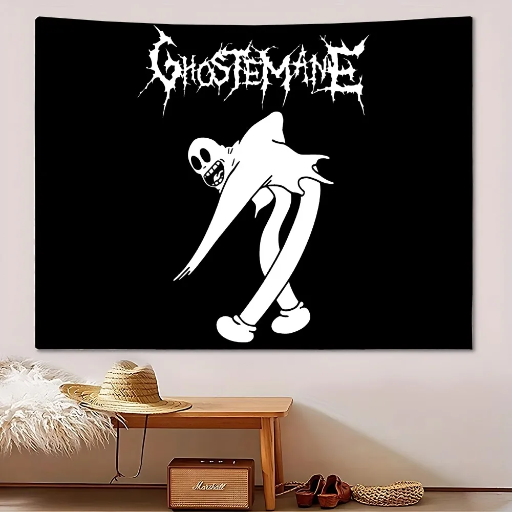 

Ghostemanes Tapestry Wall Hanging Tapestry Art Deco Blanket Curtain Hanging at Home Bedroom Living Room Decor