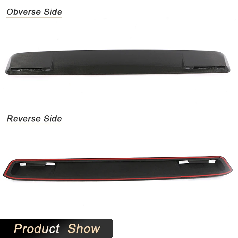 Car Front Roof Spoiler Carbon Fiber for Mercedes Benz G Class W463 W464 G550 G63 AMG 2019 UP Front Roof Wing Lip with Light 4