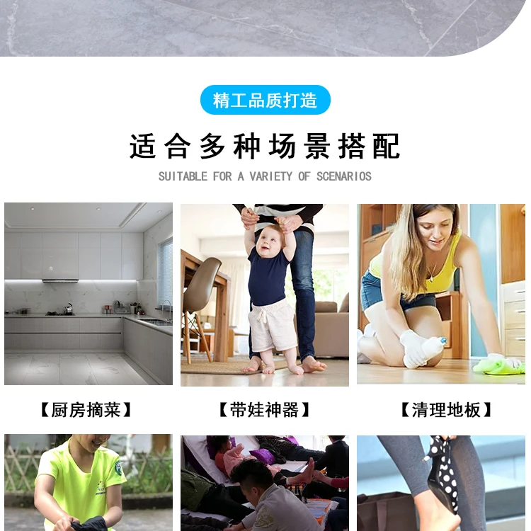 Aluminum Pulley Stool Low Round Stool with Wheels Creative Home Back Chair Lazy Housework Bench Portable Household