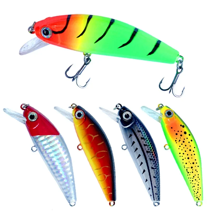 Minnow Fishing Lure Winter Sinking For Fishing Tackle Wobbler Artificial Bait Goods Pike Pesca Trota Lure Spinning Carp Hooks