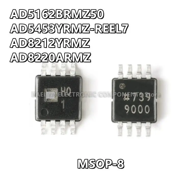 

2 шт./партия AD5162BRMZ50 DOS AD5162 AD5453YRMZ-REEL7 Da AD5453 AD8212 AD8212YRMZ Y04 AD8220 AD8220ARMZ HO1 MSOP8