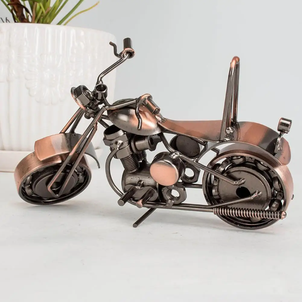 

Long Lasting Metal Motorcycle Art Decorative Metal Motorcycle Art Sculpture for Indoor Iron Art Motorcycle