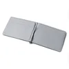 1PC Leather Men Money Clips Metal Solid Wallets Credit Dollar Purses ID Credit Card Purse Cash Holder With a Metal Clamp 5