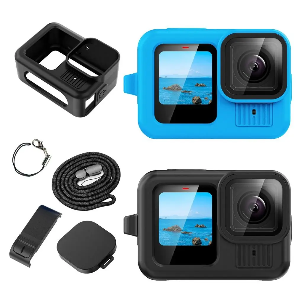 Description Picture 2 of itemCharging Case Port Flip Battery Side Cover Anti-drop Camera Accessories Silicone Protective Case for GoPro Hero 13 Black