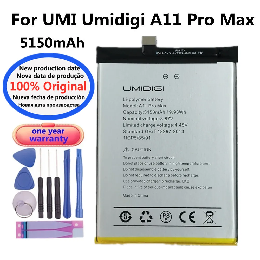 New Original Battery For UMI Umidigi A11 Pro Max A11Pro Max A11S