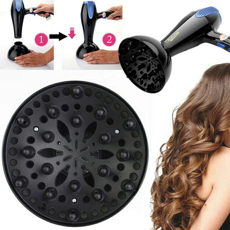 

Universal Hair Curl Diffuser Cover Hairdryer Curly Drying Blower Hair Curler Wavy Styling Tool Accessories for Salon