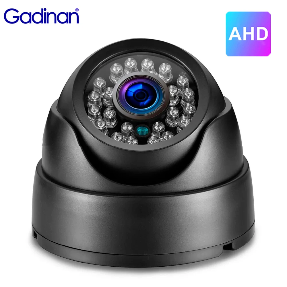 Gadinan Ahd Camera 5Mp 1080P 720P Cctv Dome Security 24Pcs Ir Led 25 Metri Di Distanza Ir Nero Indoor Smart Home Videosorveglianza