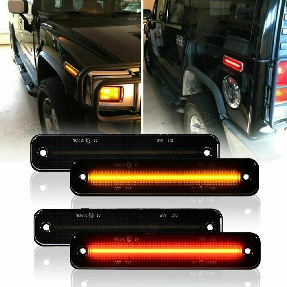 ハマーh2用信号灯,フロントおよびリア,14個,2003-2009 - AliExpress
