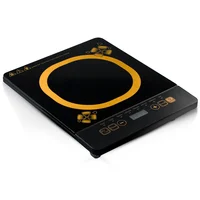 Индукционная варочная панель мощностью 2200 Вт с 10 уровнями мощности, стеклянная поверхность, нескользящая конструкция, интеллектуальный контроль температуры, вилка европейского стандарта — изображение 5