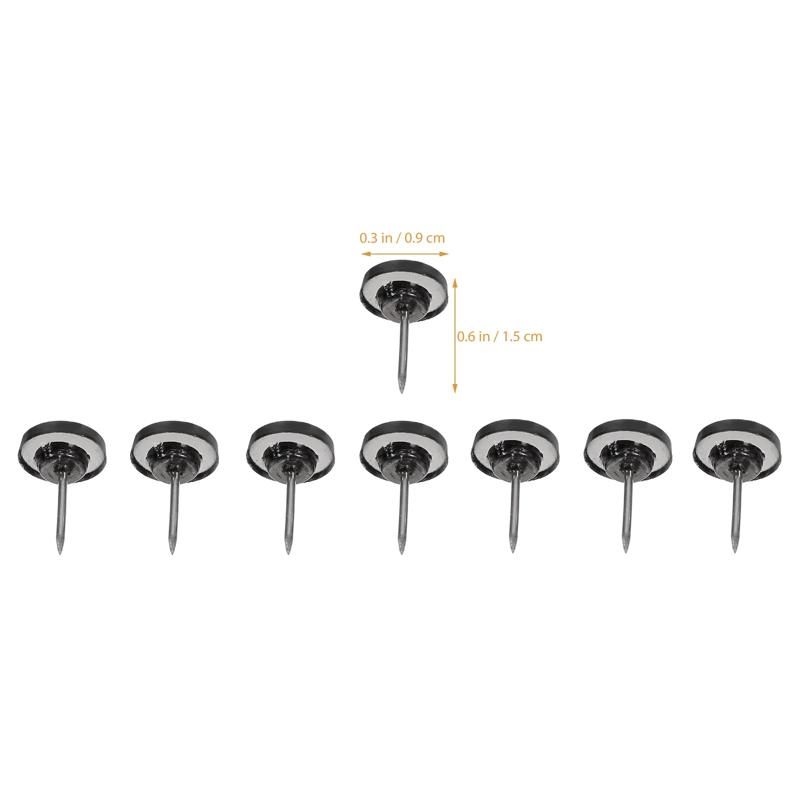 Push pins multi functional flat headed thumbtacks pin wall decoration photo pin office school picture bulletin 50pcs/box