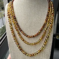 Collier en ambre naturel unisexe, nouveauté 2026, véritable ambre baltique artisanal 100% authentique, bijoux uniques, cadeau, vente en gros 3