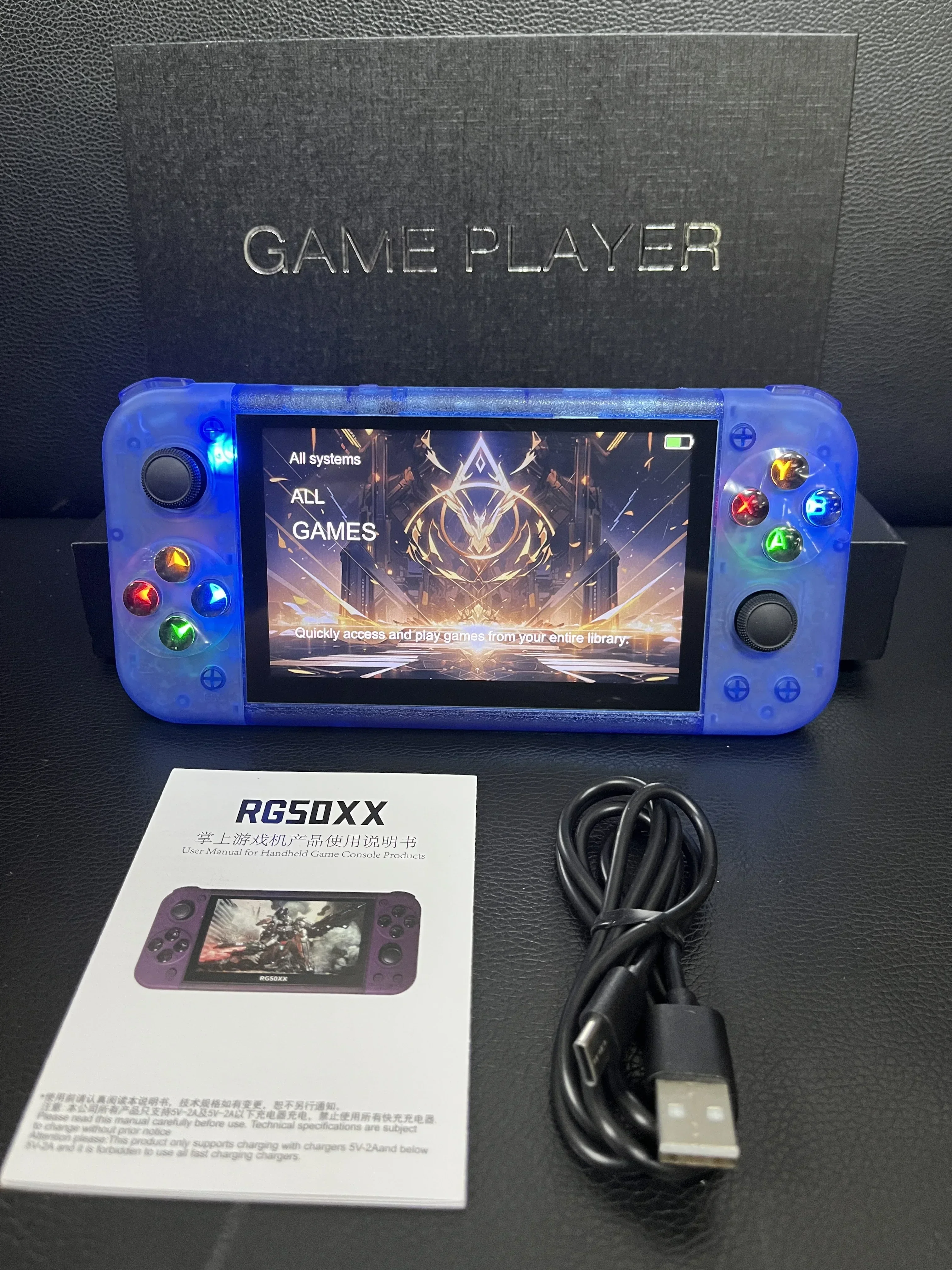 RG50XX H Retro Handheld Game Console 64 bit 4.0-inch IPS Screen Linux 5G WIFI Bluetooth HDMI-TV Output Video Game Player